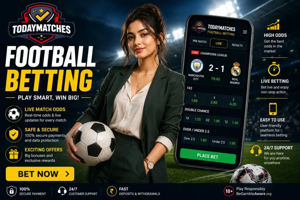 Football betting 2026 guide with live odds and exchange platform