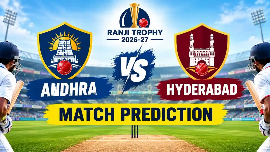 TodayMatches Andhra vs Hyderabad Ranji Trophy 2026-27 Match Prediction