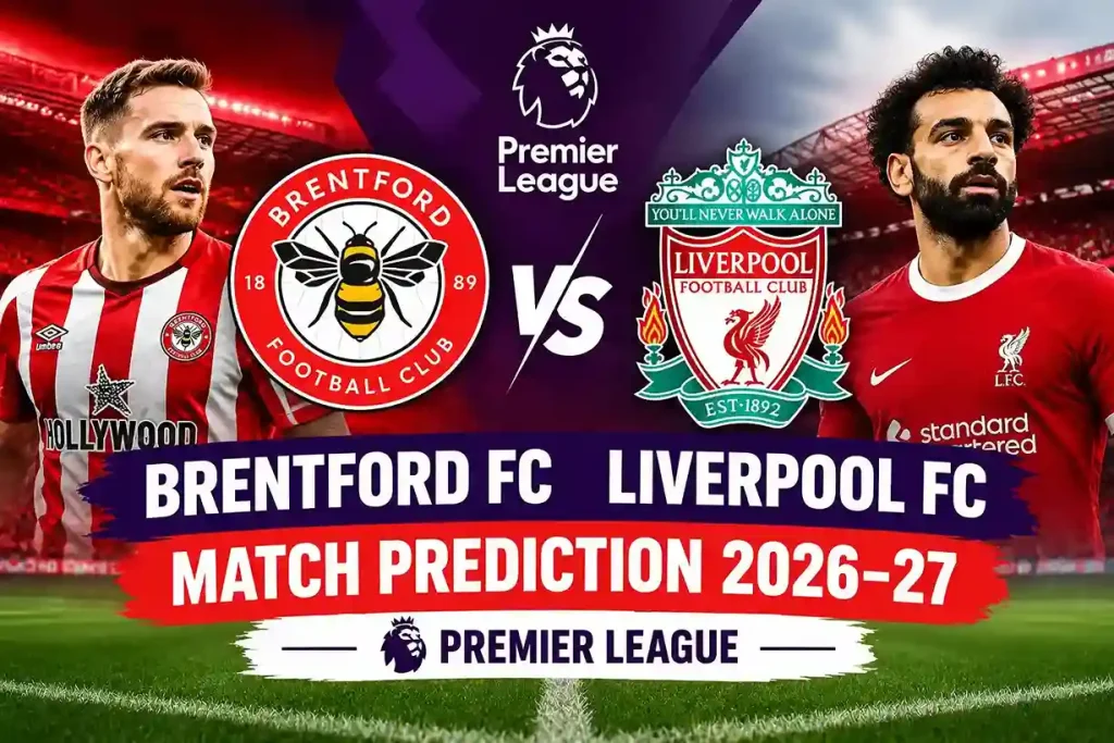 Brentford vs Liverpool Premier League 2026–27 Match Preview and Team Logos | TodayMatches.in
