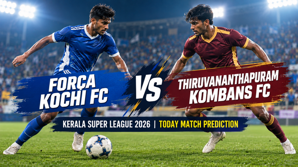 Current image: TodayMatches Forca Kochi FC vs Thiruvananthapuram Kombans FC Match Preview