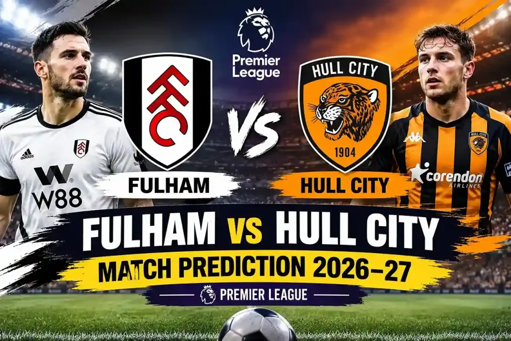 Fulham vs Hull City 2026–27 Football Match Preview and Team Logos | TodayMatches