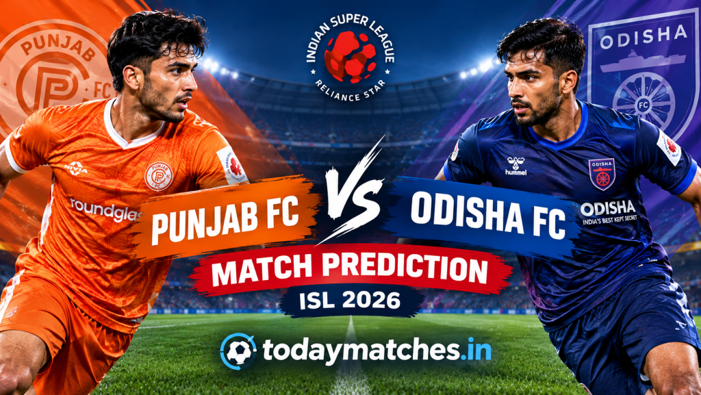 Current image: Punjab FC vs Odisha FC Match Prediction ISL 2026 – todaymatches.in